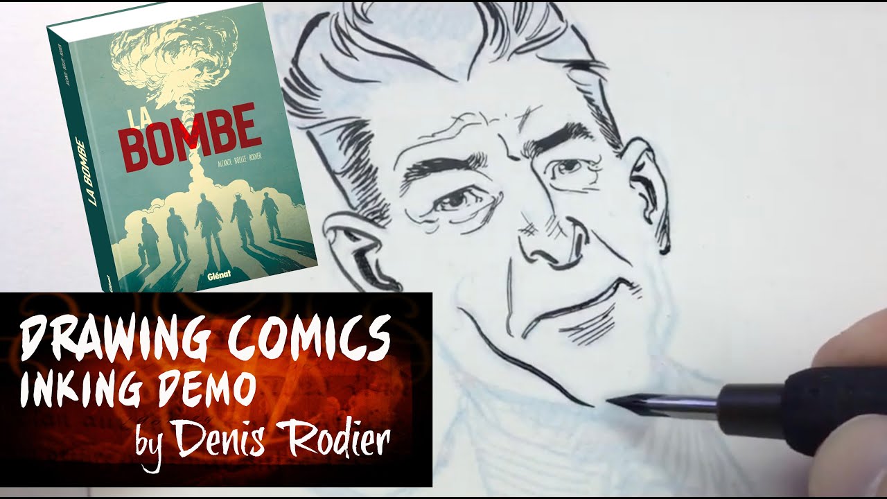 Reporter at the Trinity Test - Ink Demo / Démo encrage