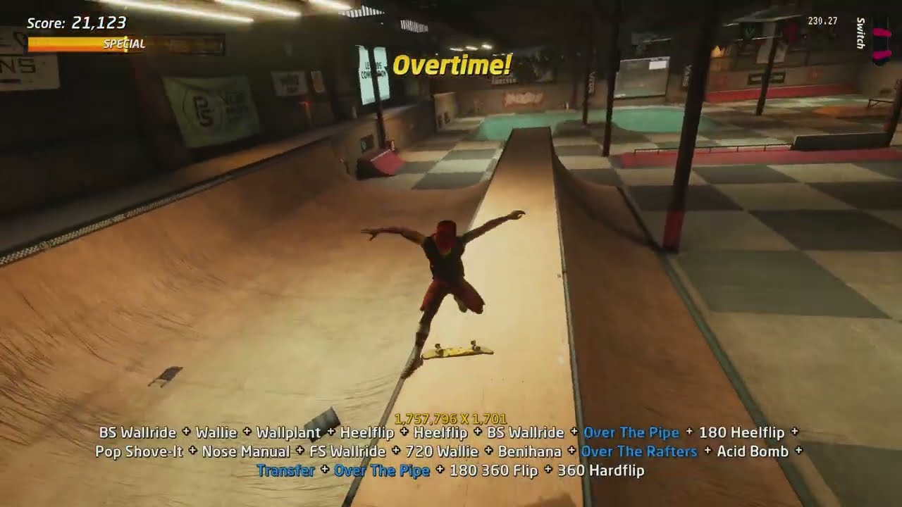 THPS 1+2 | Skate Park | 3.100 Billion Points Combo [WR]