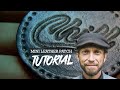 Leather Mini Patches - Teal Dye - Chill Octopus
