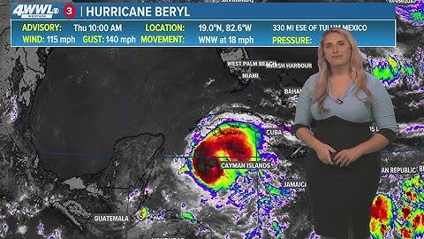 Hurricane Beryl barrels toward Mexico