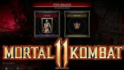 Mk11-spacial krypt event #6 (rare scorpion