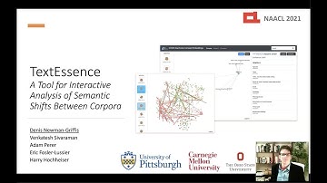 NAACL 2021 - TextEssence: A Tool for Interactive Analysis of Semantic Shifts Between Corpora
