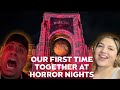 Our first time together at halloween horror nights girlfriend cried