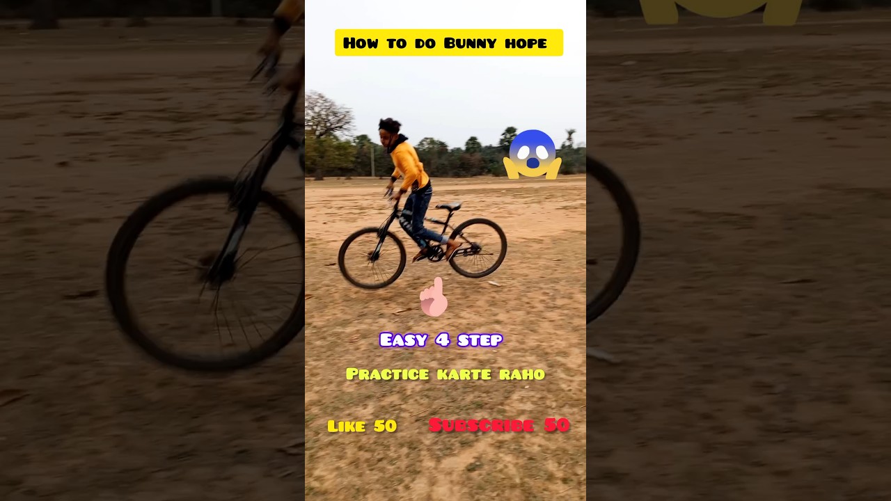 HOW TO DO BUNNY HOPE EASY 4 STEP 