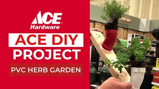 Ace DIY:  PVC Herb Garden | Ace Hardware