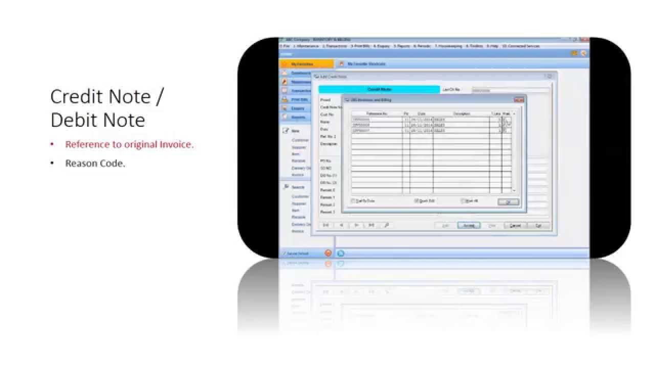 Sage UBS Tax Invoice and Adjustments YouTube