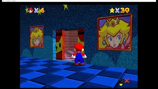 Super Mario 64: Hi-Res Textures - Backwards Long Jump Up Both Stairs
