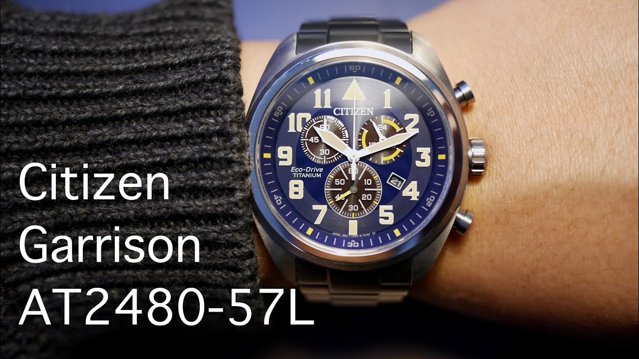 Citizen Men's Eco-Drive Weekender Garrison Field Watch in Stainless Steel with Olive Nylon strap