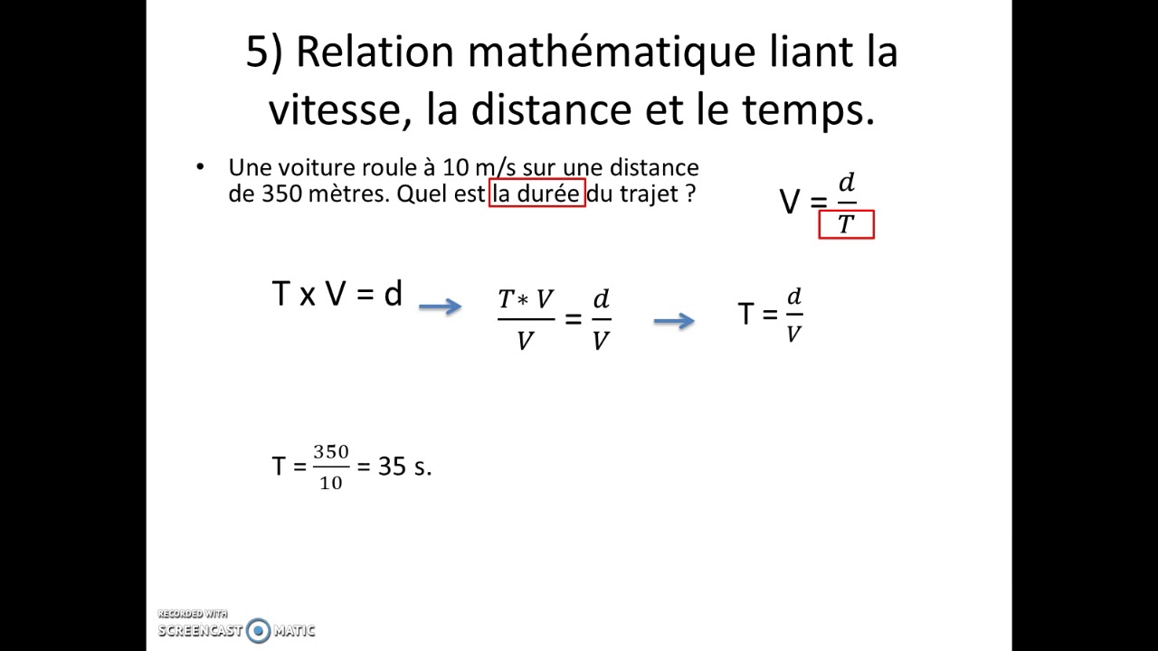 Thème 2 mouvements et interactions 5eme/4eme - YouTube