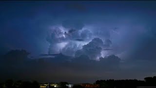 Timelapse of storm over France's Nimes at night | AFP