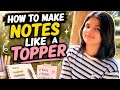 ✨ Make Notes Like A Topper! 📚🔥Simple Tricks for Better Notes &amp; Better Marks 💯#studentlife #study 