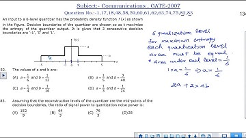 EC Communications all questions and answers GATE 2007 part 2