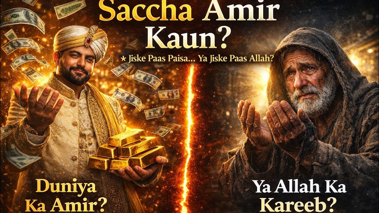Saccha Aamir Kaun#kahani #story #urdupoetry #Islamic #hindi 