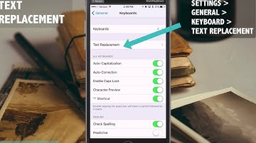 Text Replacement On iPhone 6 | iOS 9