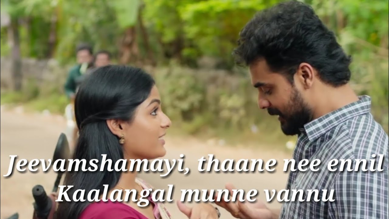 Jeevamshamayi Karaoke Song with Lyrics|Theevandi|karaoke song lyrics | - YouTube