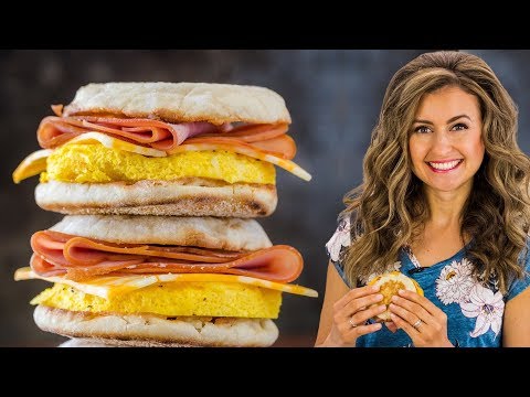 How To Make Freezer-Friendly Breakfast Sandwiches | Meal Prep