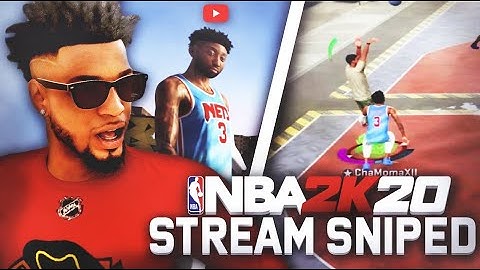 ANNOYING TV PULLED UP AND STREAM SNIPED ME! CHAMOMA VS ANNOYING TV NBA 2K20