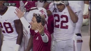 Auburn vs. Alabama 2013 - Winning TD (Alabama Announcers with Nick Saban interview)