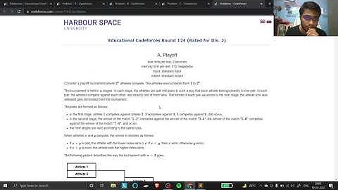 Educational Codeforces Round 124 (Rated for Div. 2) Solved Aand B(not accepted due to type casting)😢