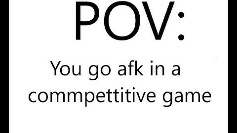 POV - You go afk in item asylum with your friend