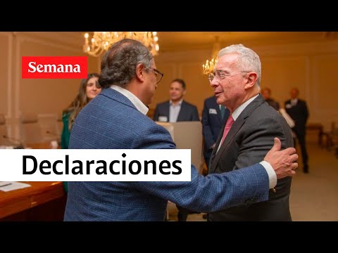 Álvaro Uribe entrega detalles de la reunión con el presidente Gustavo Petro