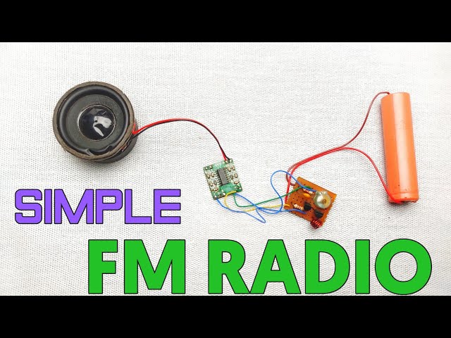 How to make simple transistor FM RADIO | DIY class=