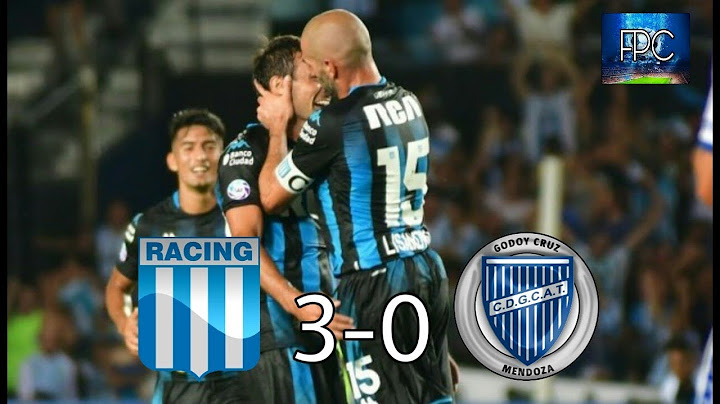 RACING VS GODOY CRUZ 3-0 RESÚMEN COMPLETO + GOLES