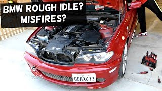 BMW ROUGH IDLE MISFIRE FIX demonstrated on BMW E46