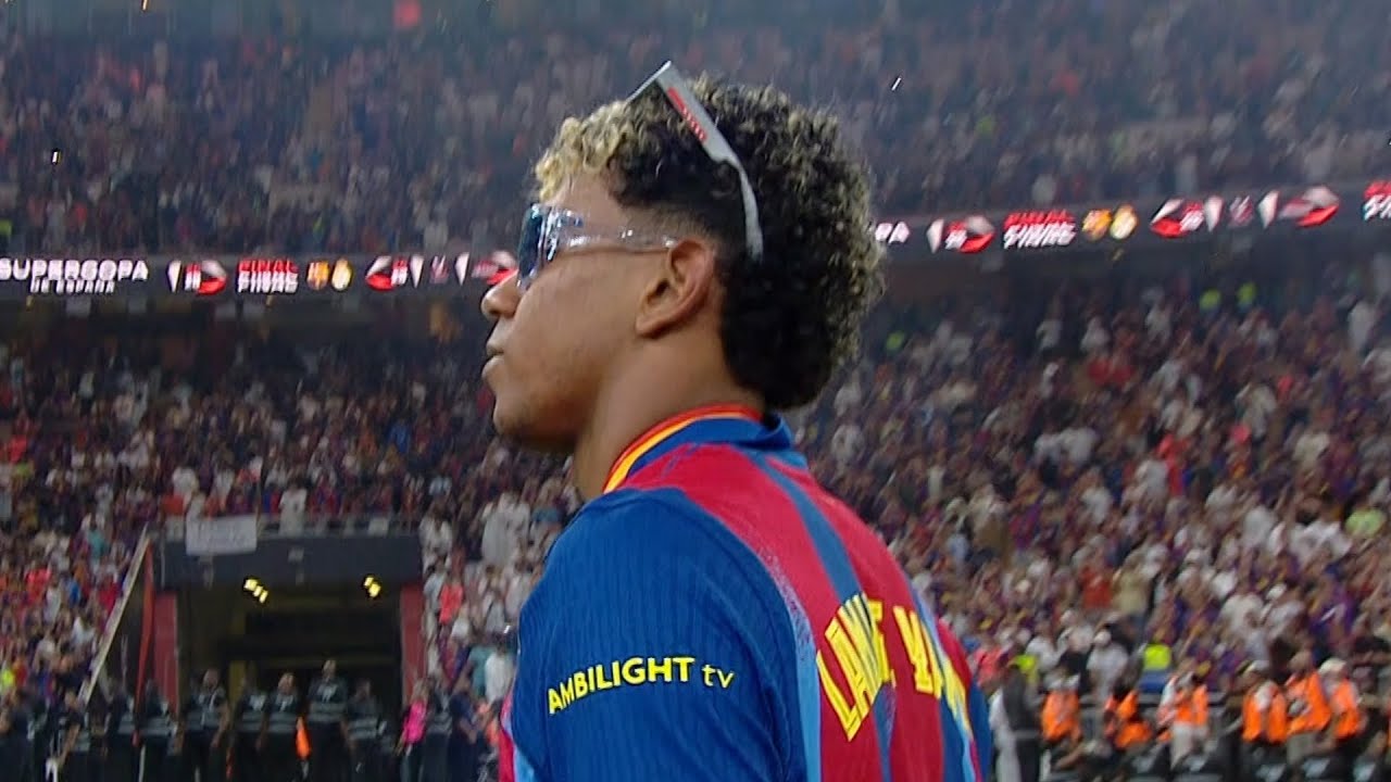 Lamine Yamal vs Real Madrid (11/01/2026) Supercopa Final HD 1080i - English Commentaries