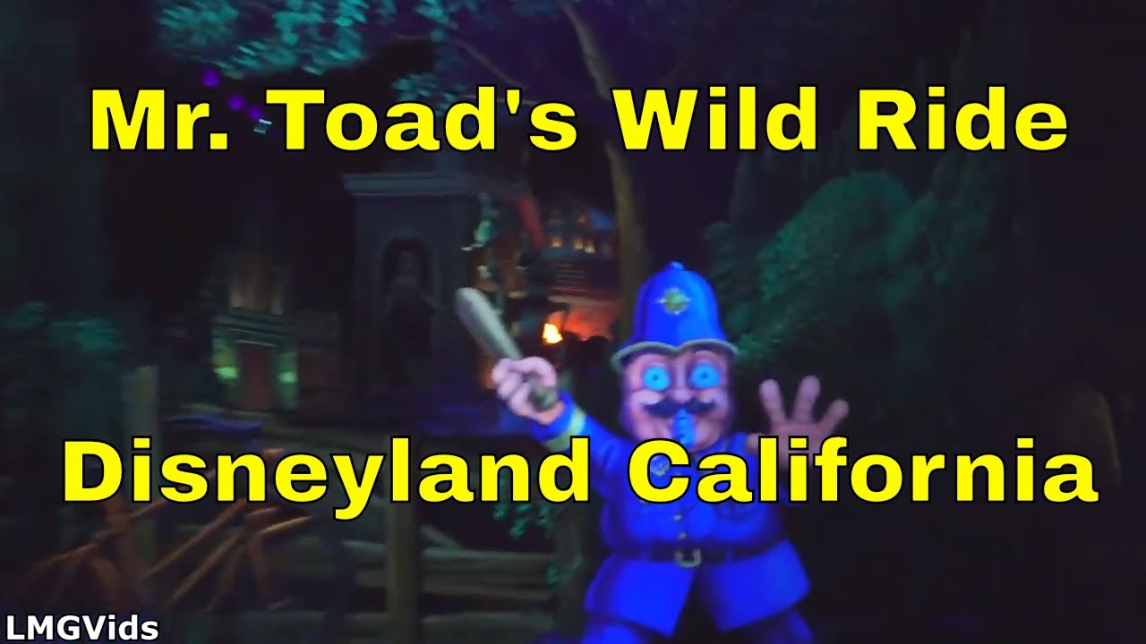[2019] Mr. Toad's Wild ride - Dark ride Car Attraction: POV Low Light ...