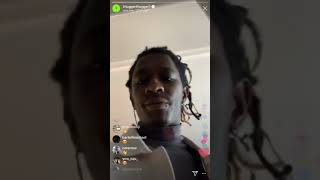 YOUNG THUG SHOWING OF HIS NEW CLOTHING LINE 😶🤔😩🙌🏼👀🤷🏼‍♂️
