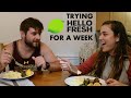 We Tried Hello Fresh for a WEEK! Honest Opinion.. Is it Worth it?