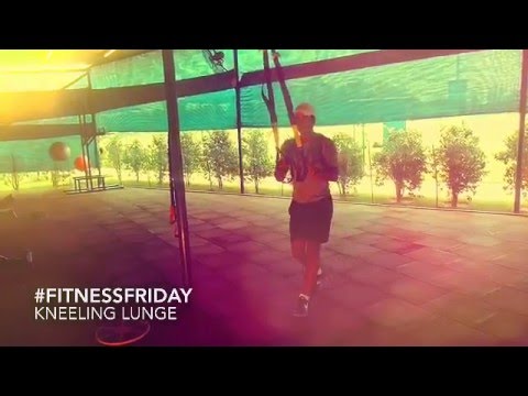 #FitnessFriday: Kneeling Lunge