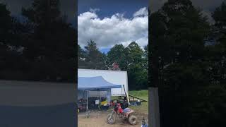 FAILED HONDA GROM LAUNCH ON BOX TRAILER