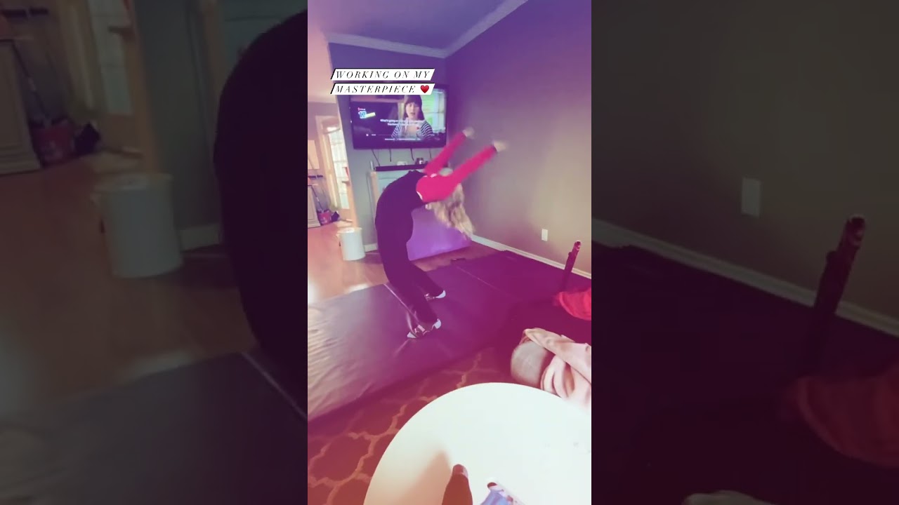 Tumbling Combo Practice | Cartwheel Backbend 