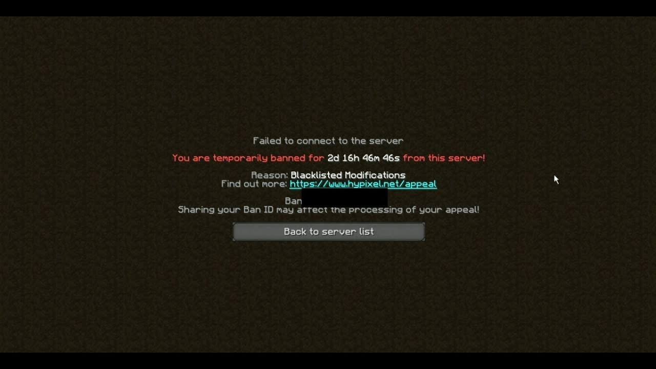 I GOT BANNED ON HYPIXEL - YouTube