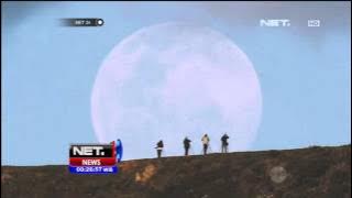 Fenomena Alam Bulan Super atau Supermoon di Selandia Baru - NET24