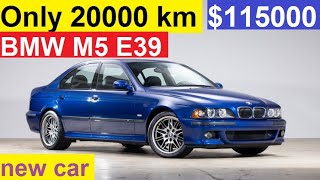 Pure BMW M5 E39 2001 only 20000 km mileage S62B50 V8 engine 400 Hp & manual transimissiosn $114990