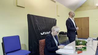 Mayor of North of Tyne Jamie Driscoll speaking in Hexham Northumberland 14th November 2022