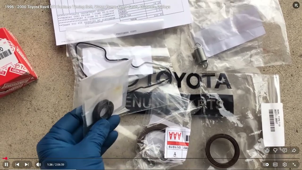 Toyota 1998 Rav4 Timing Belt Replacement Intro