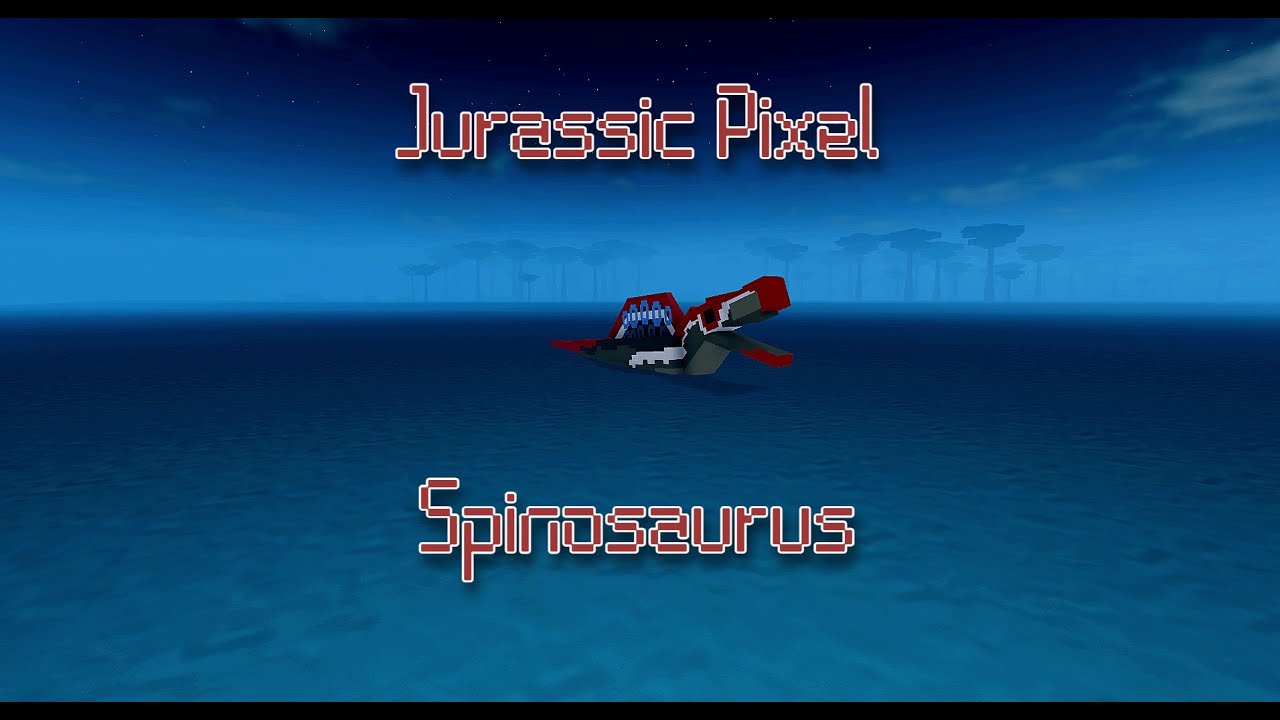 Playing as Spinosaurus is awesome! (Roblox - Jurassic Pixel)