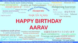 Aarav   Languages Idiomas - Happy Birthday