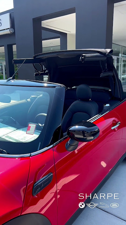 Nothing but summer vibes in this 2024 MINI Convertible #miniusa #minicooper #miniconvertible #car