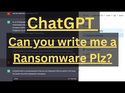 Getting ChatGPT to write us a Malware (Ransomware) in C#