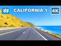 [4K] Scenic Drive: Point Mugu - Malibu - Santa Monica via Pacific Coast Highway / California 1 South