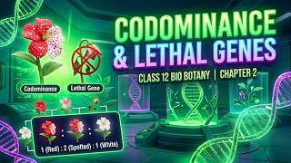 Codominance (1:2:1) & Lethal Genes | Class 12 Botany Chapter 2 | Classical Genetics | Bio Thuli