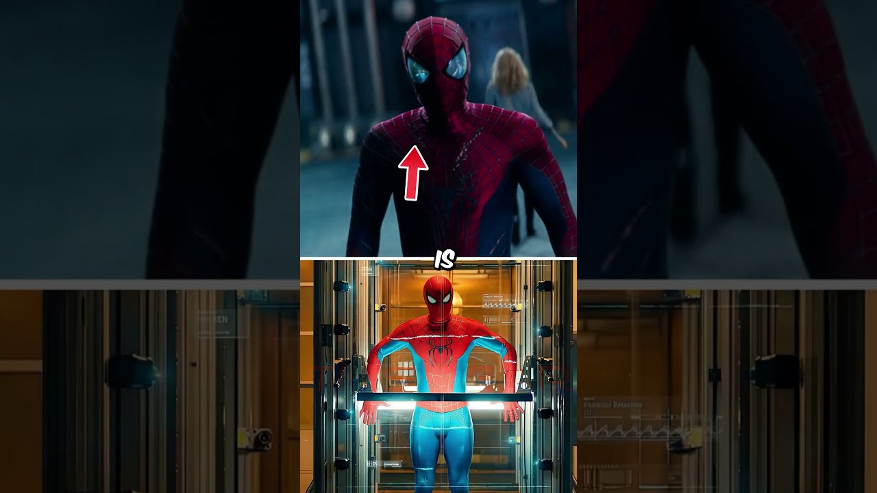 This Is How Spider-Man Movies Looked Behind The Scenes 🤯🕷️‼️😱 #shorts
