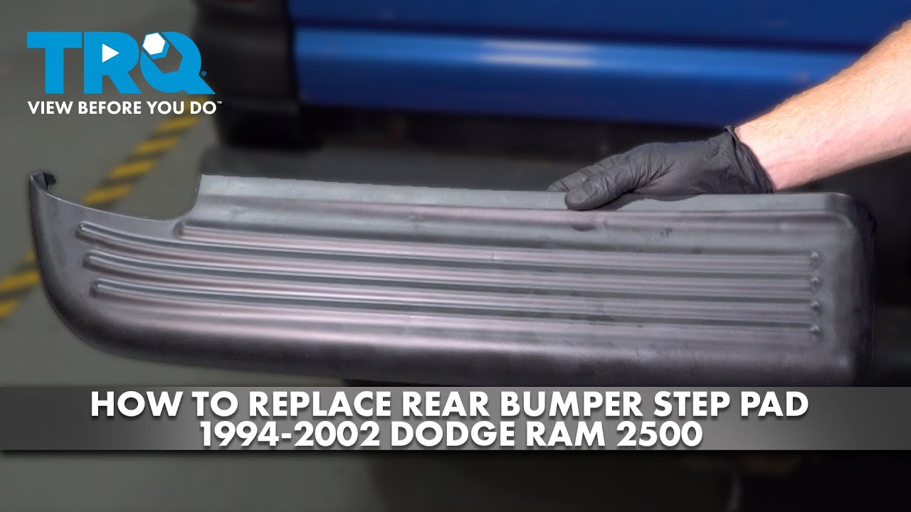 How to Replace Rear Bumper Step Pad 1994-2002 Dodge Ram 2500