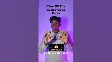 Stop ChatGPT from Using Your Data 👀