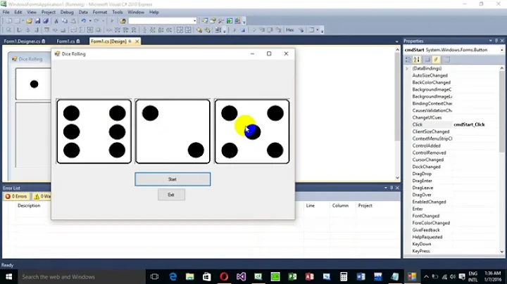 Dice rolling in Visual C#.Net